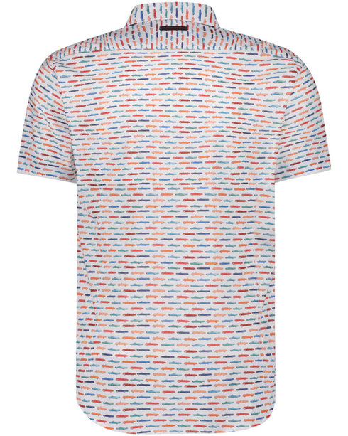Cadillac Print Short Sleeve Shirt - Multi